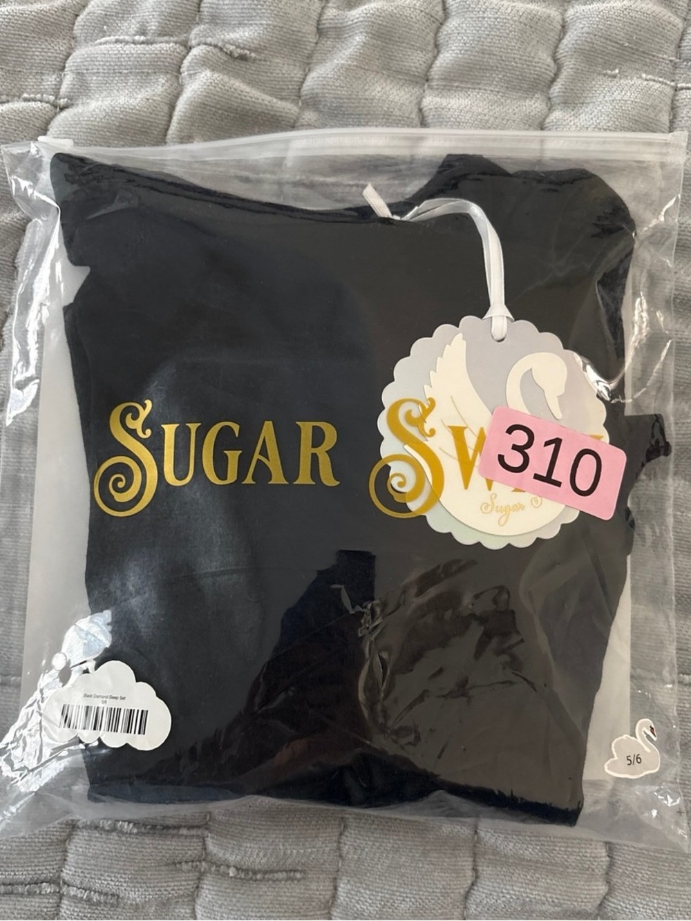 Sugar & Swan Kids Matching Set - Black